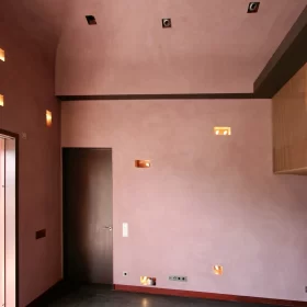 Tierrafino Finish luonnonmukainen savilaasti Ayers-Rock pigmenteillä, yksityinen villa Mallorca, Espanja